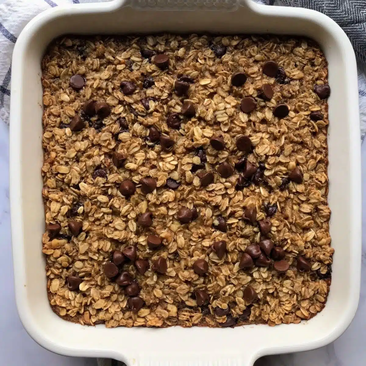 Tasty Chocolate Chip Baked Oats